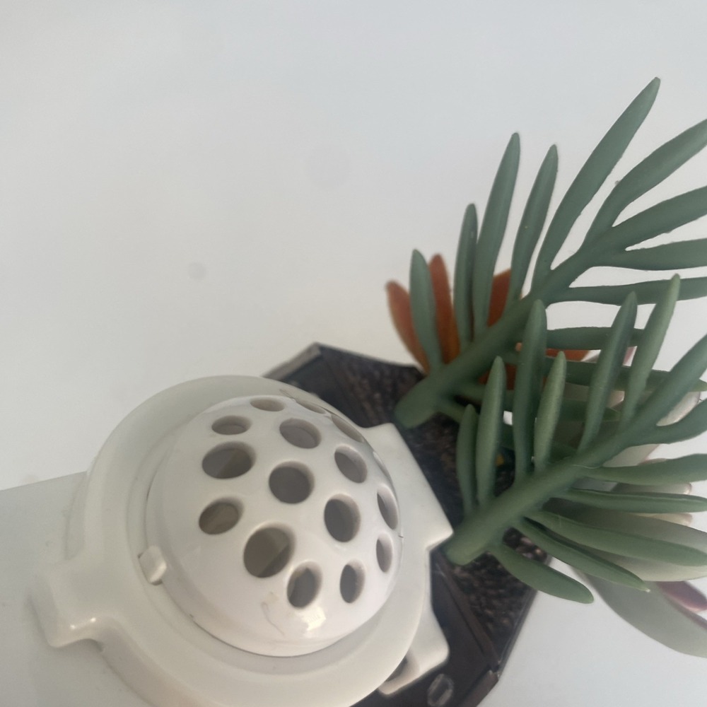 Bath & Body Works SUCCULENT GEOMETRIC PLANTER Wallflower Plug In Holder Set Of 2 - Picture 5 of 12